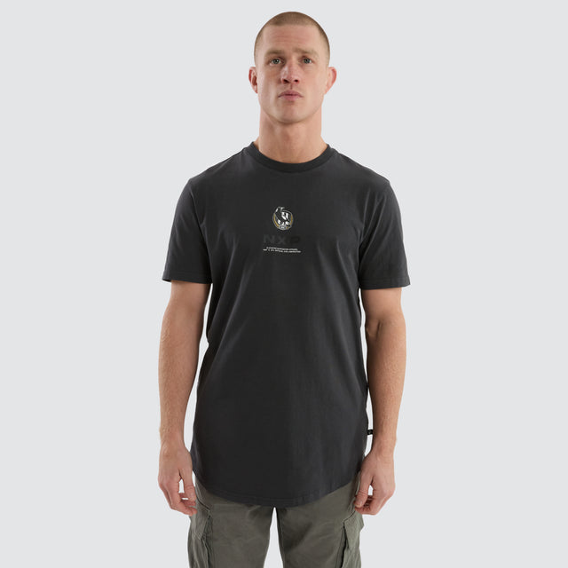 Collingwood Magpies Resident Tee Pigment Asphalt