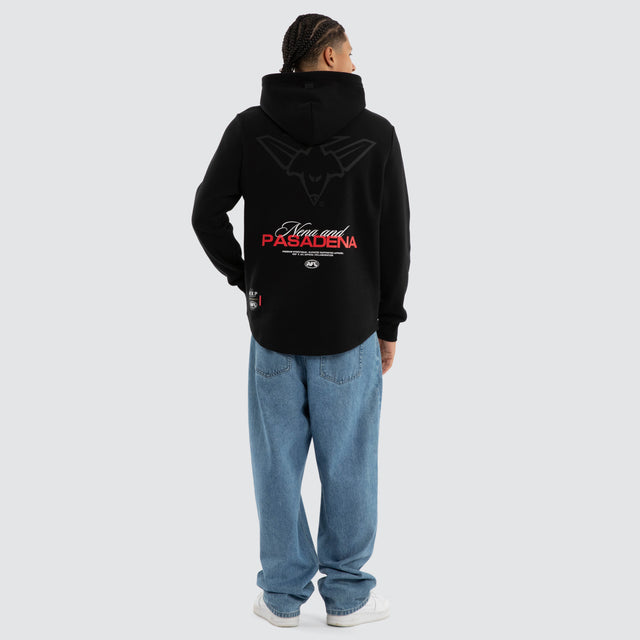 Essendon Bombers AFL Recovery Hoodie Jet Black