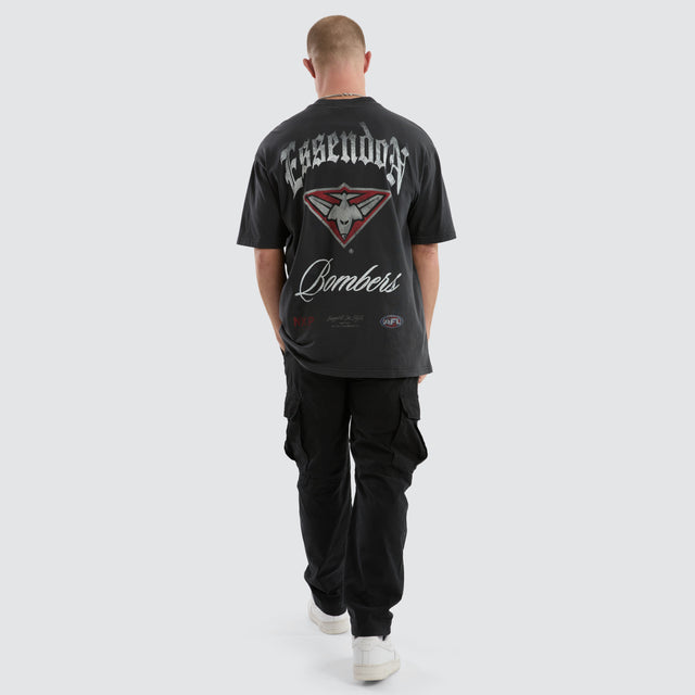 Essendon Vintage Goth Tee Pigment Asphalt