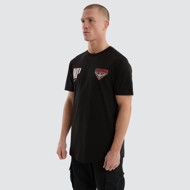 Essendon Bombers Legend Tee Jet Black
