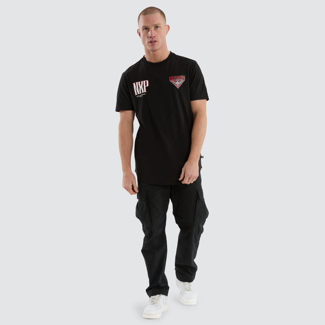 Essendon Bombers Legend Tee Jet Black