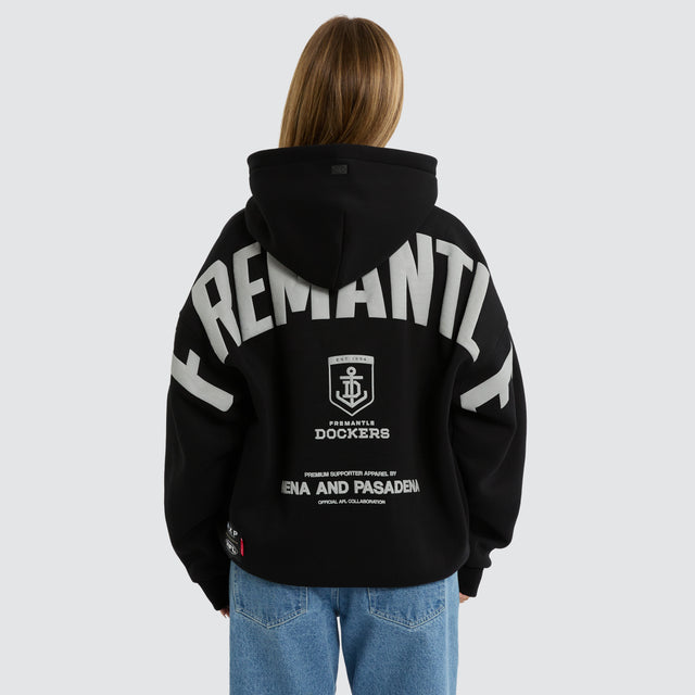 Fremantle Dockers Top Tier Hoodie Jet Black