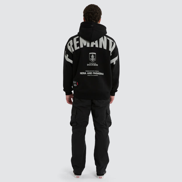 Fremantle Dockers Top Tier Hoodie Jet Black