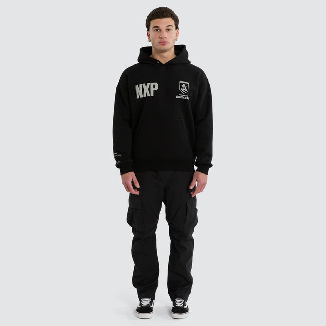 Fremantle Dockers Top Tier Hoodie Jet Black