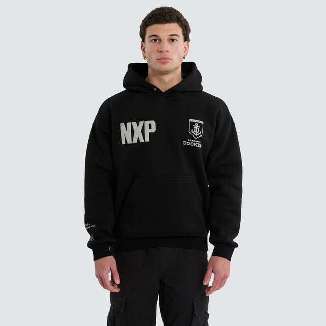 Fremantle Dockers Top Tier Hoodie Jet Black