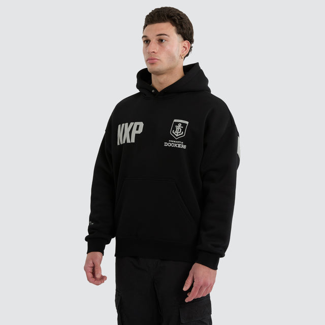 Fremantle Dockers Top Tier Hoodie Jet Black