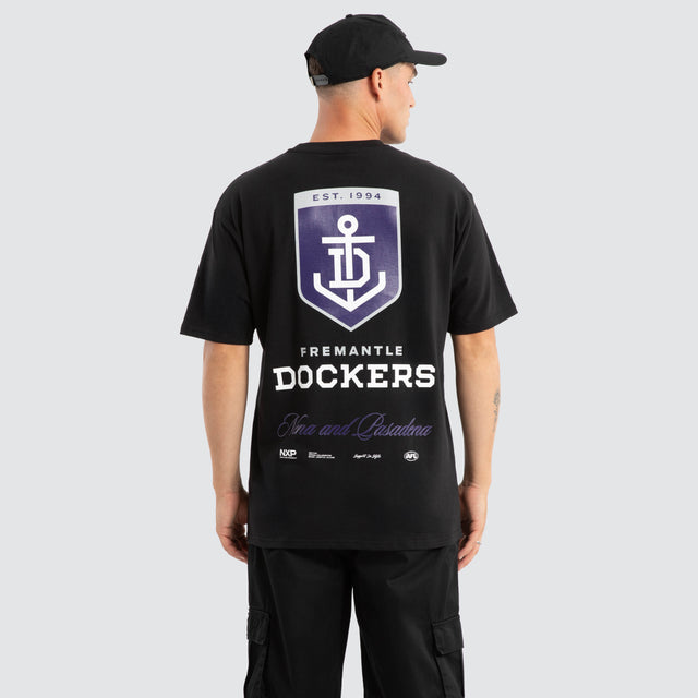 Fremantle Dockers AFL Season Tee Jet Black