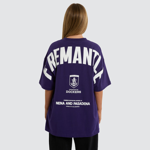 Fremantle Dockers Archive Raptor Tee Purple