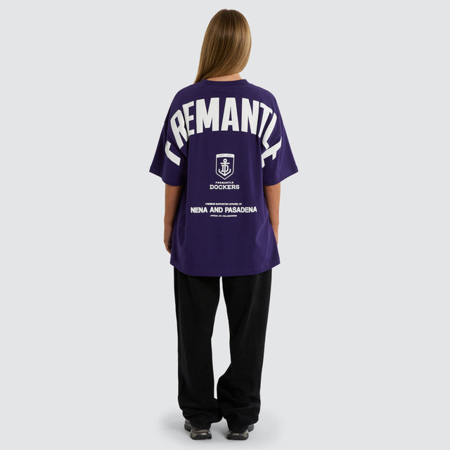 Fremantle Dockers Archive Raptor Tee Purple
