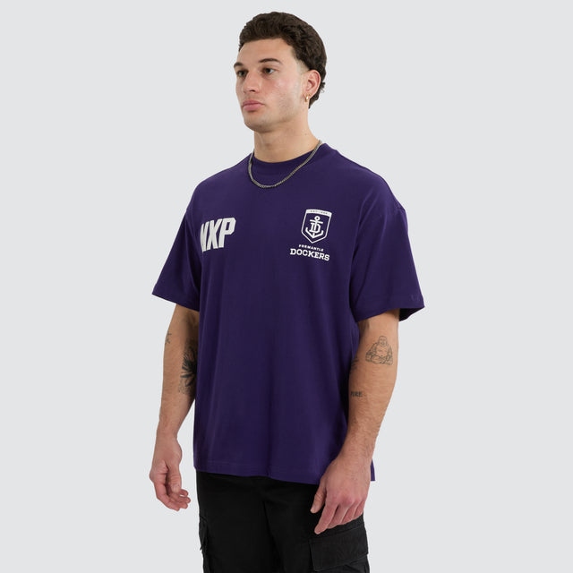 Fremantle Dockers Archive Raptor Tee Purple