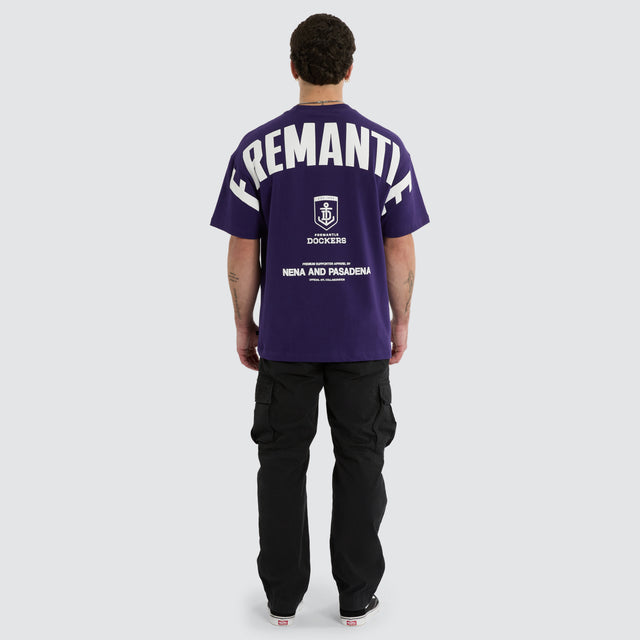 Fremantle Dockers Archive Raptor Tee Purple