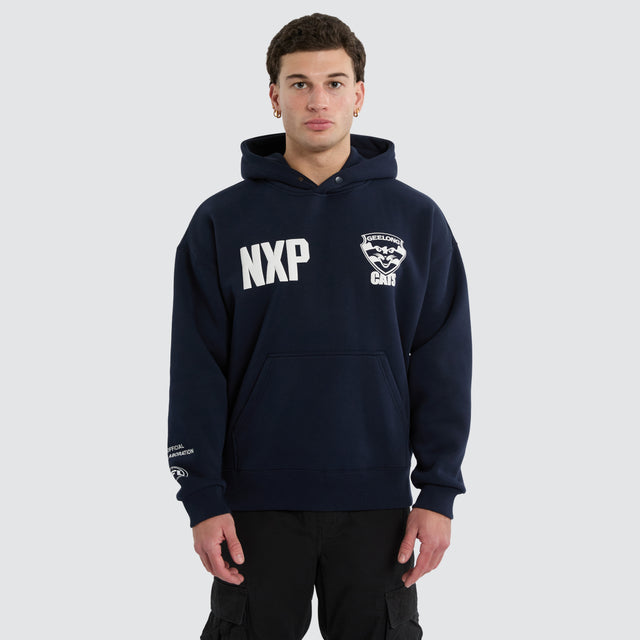 Geelong Cats Top Tier Hoodie Navy