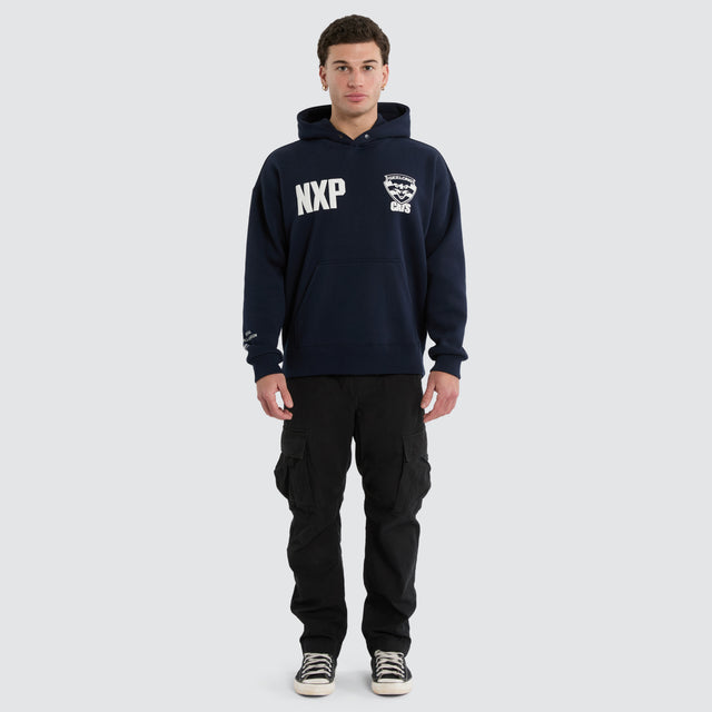 Geelong Cats Top Tier Hoodie Navy