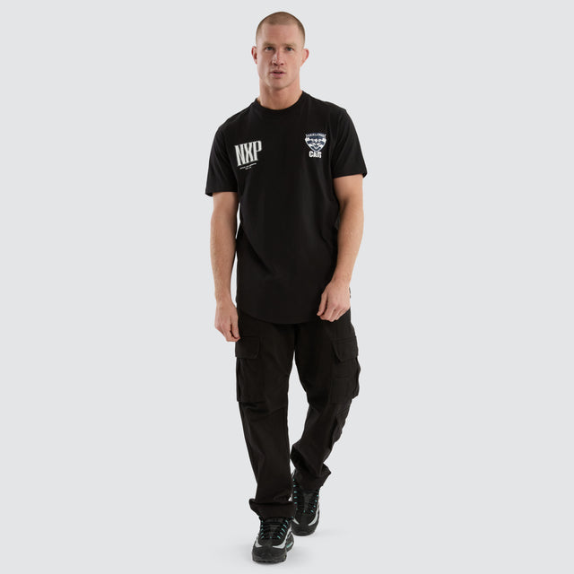 Geelong Cats Legend Tee Jet Black
