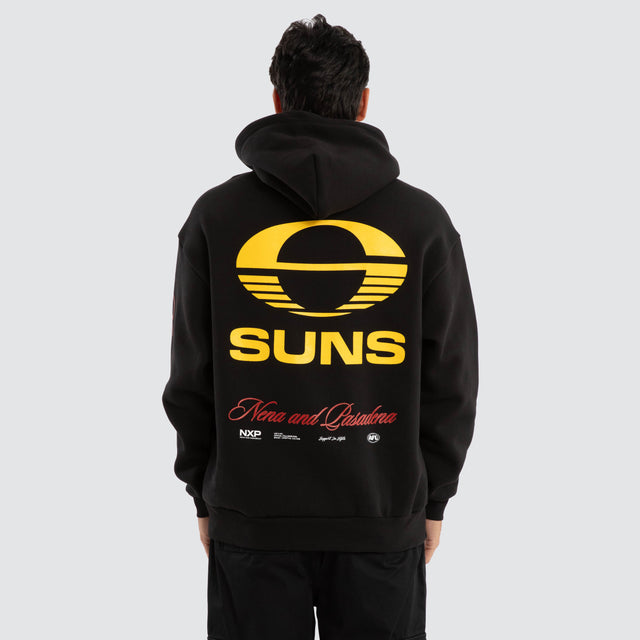 Gold Coast Suns AFL Season Hoodie Jet Black