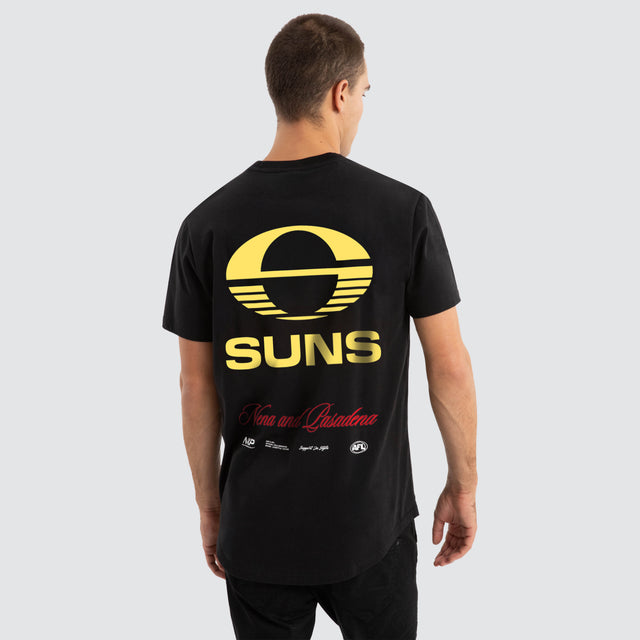 Gold Coast Suns AFL Prime Tee Jet Black