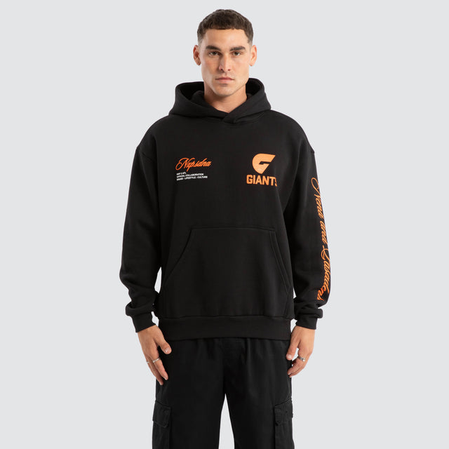 GWS Giants AFL Season Hoodie Jet Black