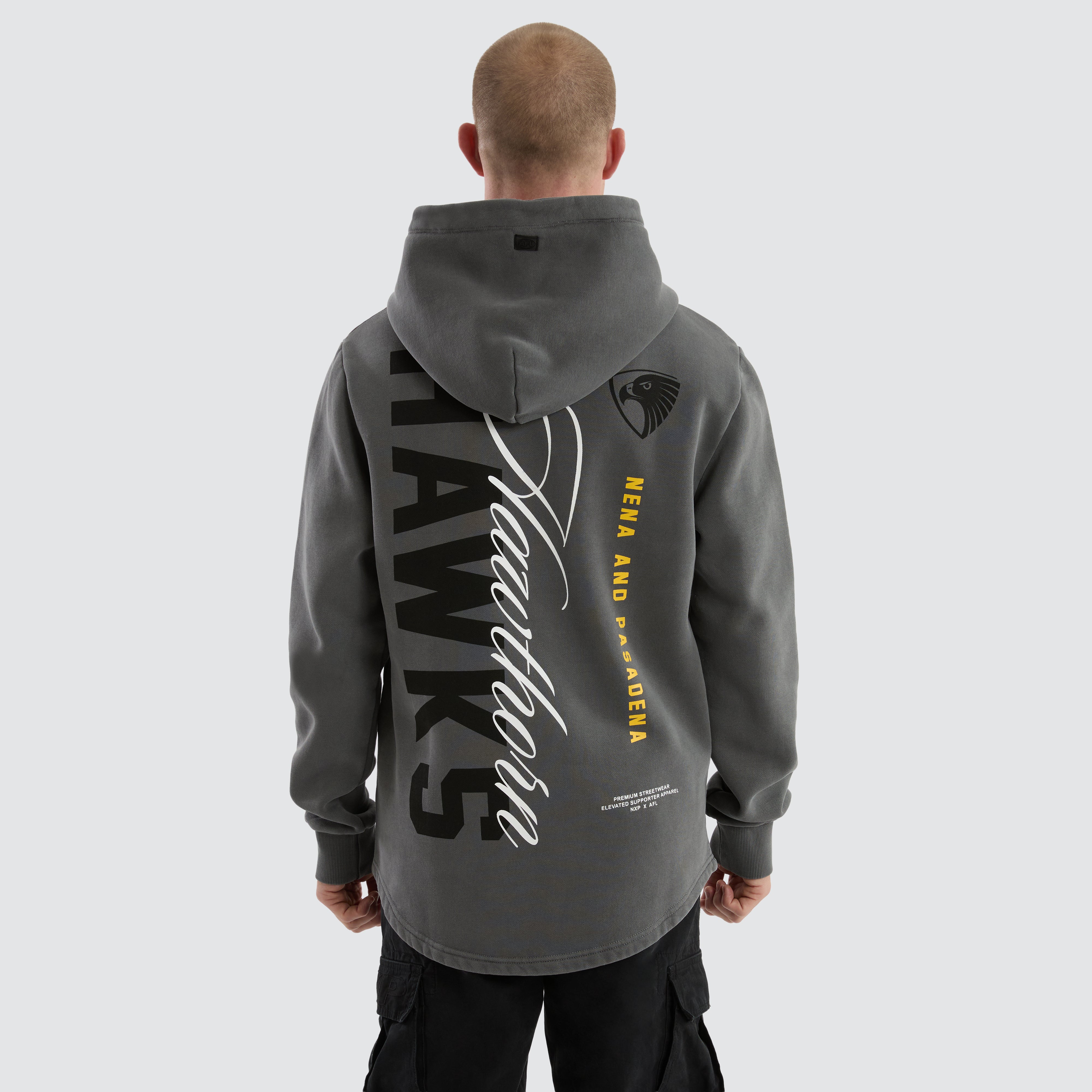 Hawthorn Hawks Grand Hoodie Pigment Charcoal NXP - Main Image