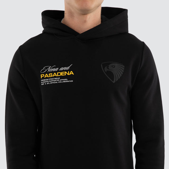 Hawthorn Hawks Recovery Hoodie Jet Black