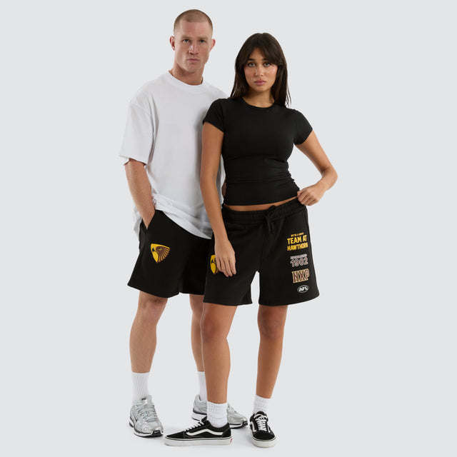 Hawthorn Hawks Prime Trackshorts Jet Black