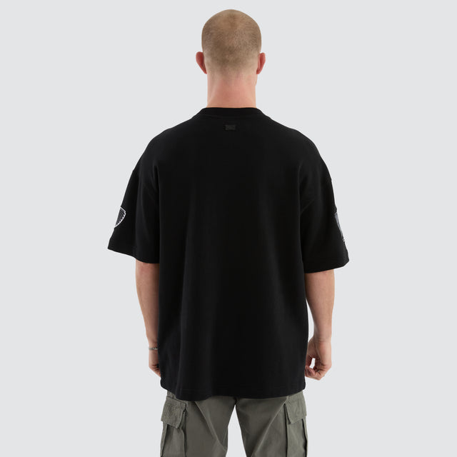 Hawthorn Hawks Game-On Loopback Tee Jet Black