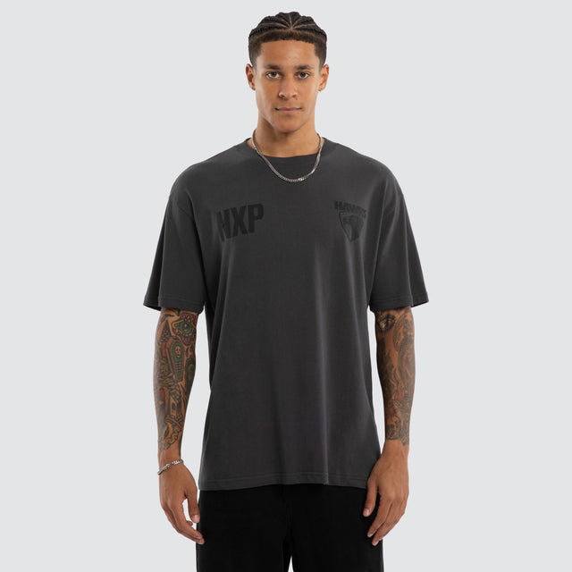 Hawthorn Hawks Champions Box Fit Tee Asphalt