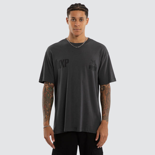North Melbourne Kangaroos Champions Box Fit Tee Asphalt