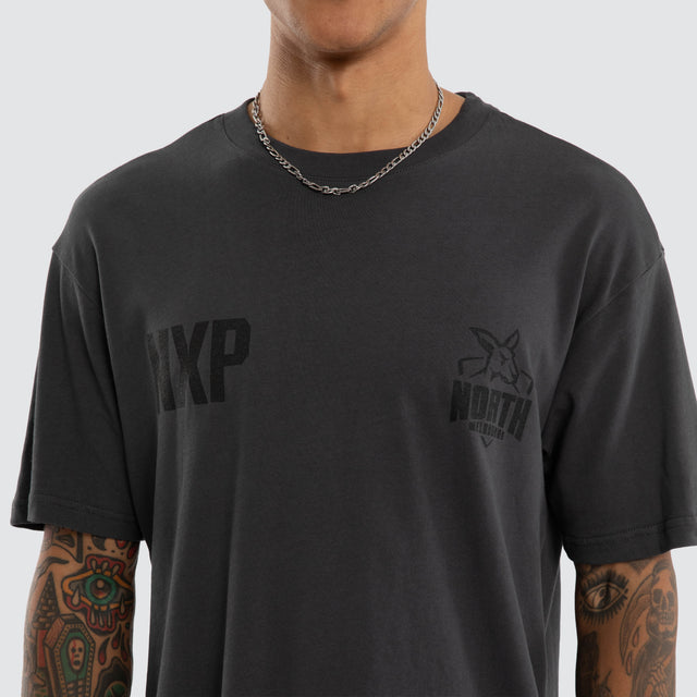 North Melbourne Kangaroos Champions Box Fit Tee Asphalt
