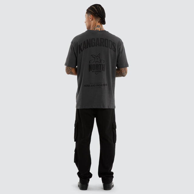 North Melbourne Kangaroos Champions Box Fit Tee Asphalt