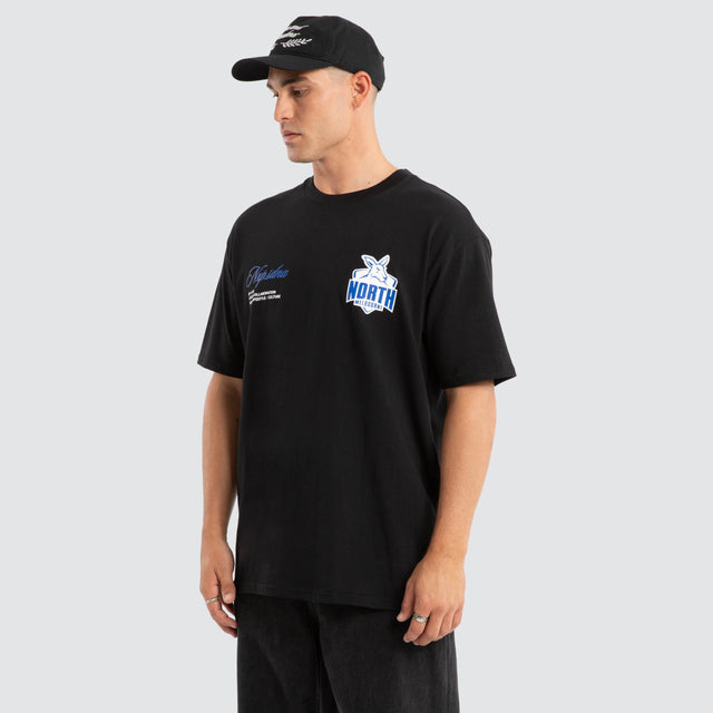 North Melbourne Kangaroos AFL Season Tee Jet Black