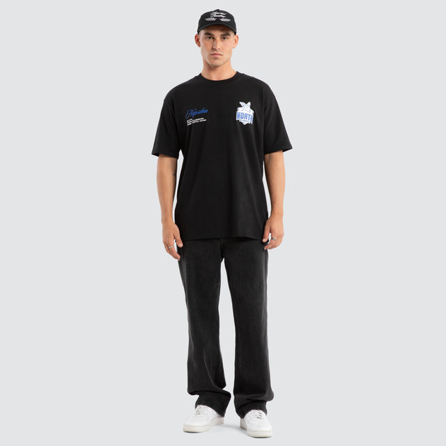 North Melbourne Kangaroos AFL Season Tee Jet Black