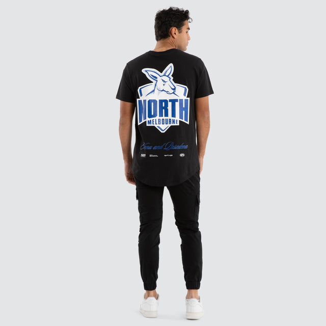 North Melbourne Kangaroos AFL Prime Tee Jet Black