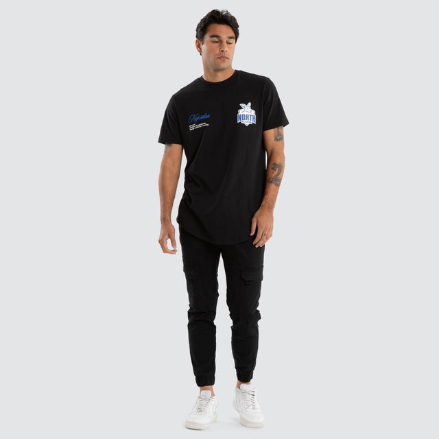 North Melbourne Kangaroos AFL Prime Tee Jet Black