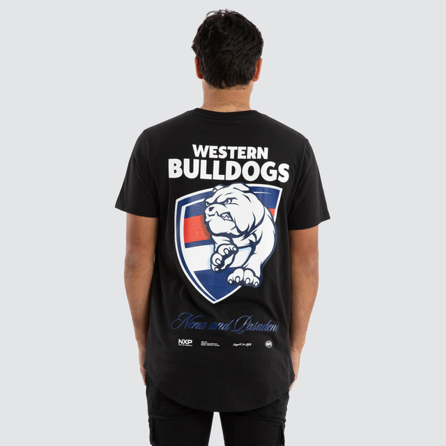 Western Bulldogs AFL Prime Tee Jet Black