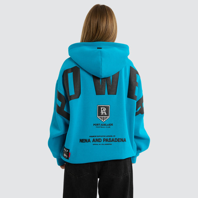Port Adelaide Power Top Tier Hoodie Blue