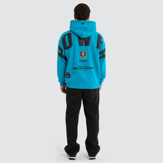 Port Adelaide Power Top Tier Hoodie Blue