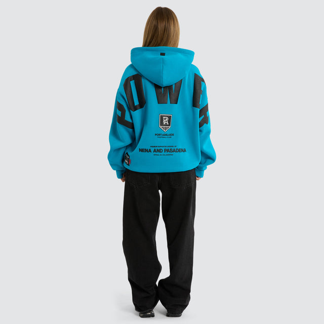 Port Adelaide Power Top Tier Hoodie Blue