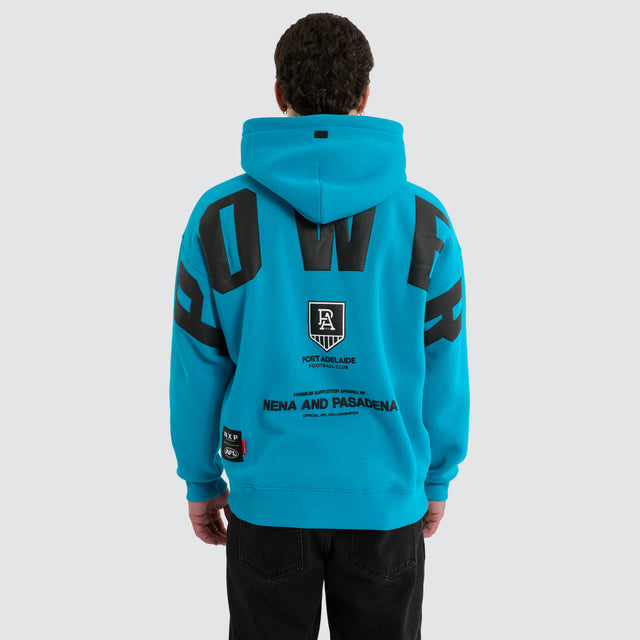Port Adelaide Power Top Tier Hoodie Blue