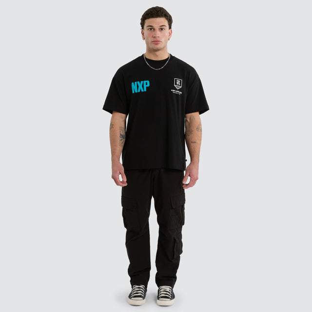 Port Adelaide Power Archive Raptor Tee Jet Black