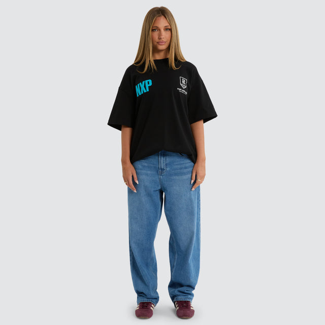 Port Adelaide Power Archive Raptor Tee Jet Black