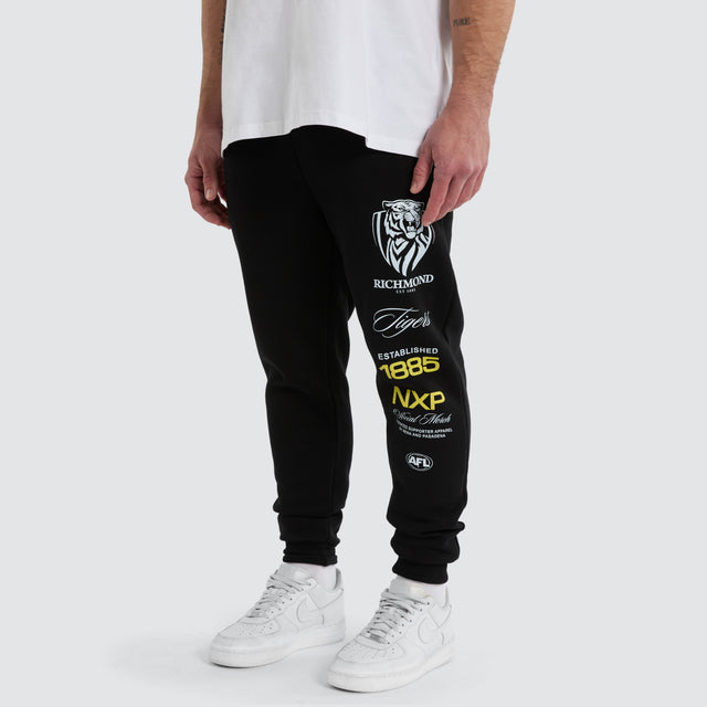 Richmond Tigers Elite Trackpant Jet Black