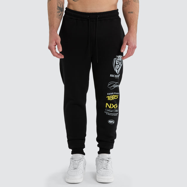 Richmond Tigers Elite Trackpant Jet Black