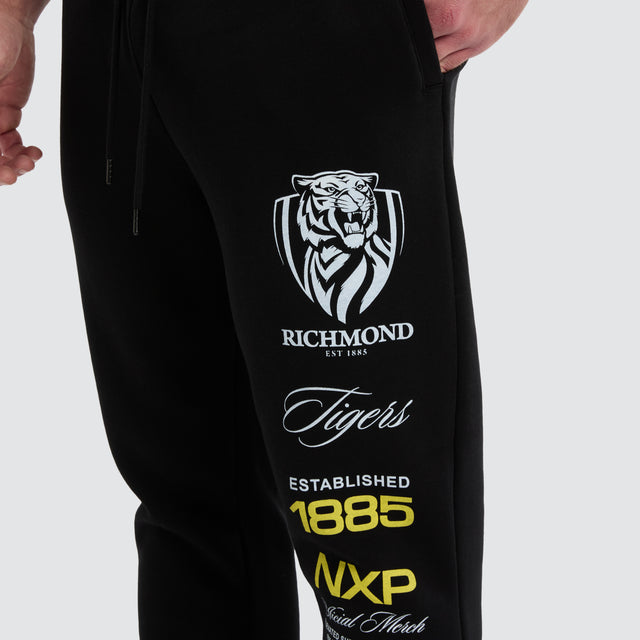 Richmond Tigers Elite Trackpant Jet Black