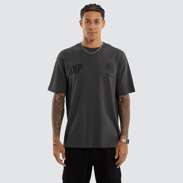 Richmond Tigers Champions Box Fit Tee Asphalt