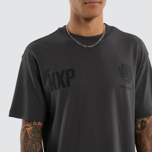 Richmond Tigers Champions Box Fit Tee Asphalt