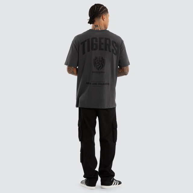 Richmond Tigers Champions Box Fit Tee Asphalt