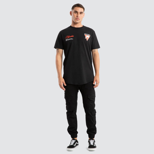 Sydney Swans AFL Prime Tee Jet Black
