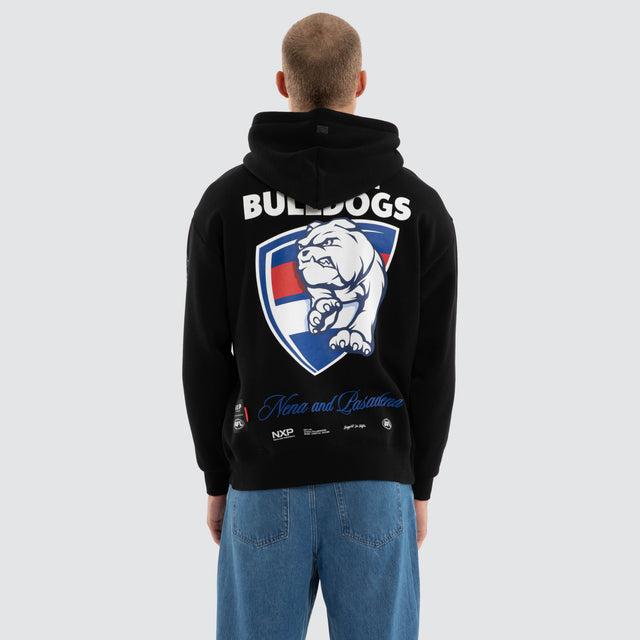 Western Bulldogs AFL Season Hoodie Jet Black