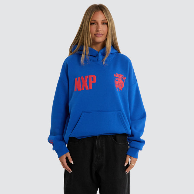 Western Bulldogs Top Tier Hoodie Blue
