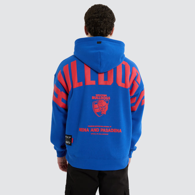 Western Bulldogs Top Tier Hoodie Blue